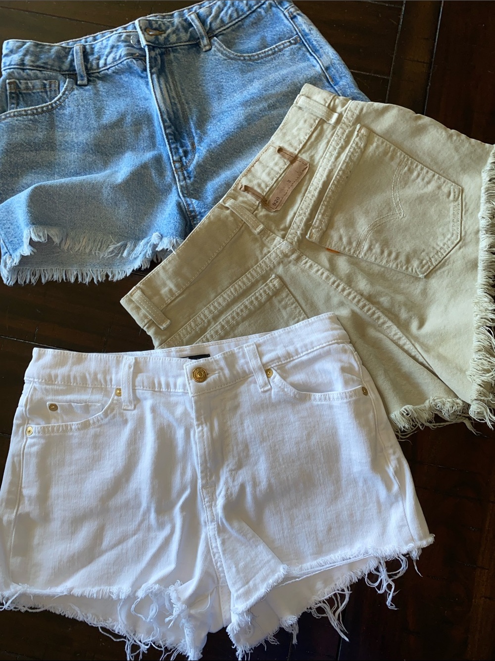 Bundle Urban Outfitters 7 Mankind PacSun Blue White Tan Shorts Festival 28/29 M